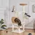 Yaheetech Arbre à Chat en Rotin