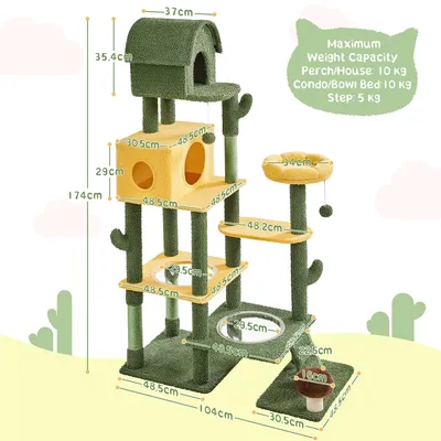 Yaheetech Arbre à Chat Design