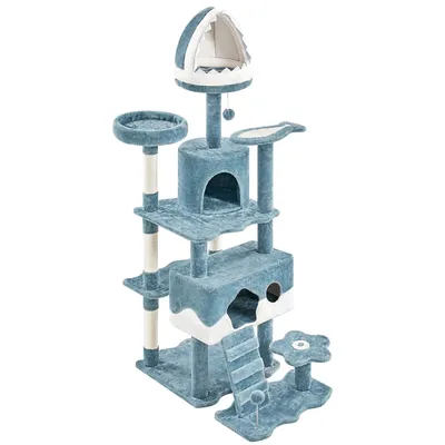 Yaheetech Grand Arbre à Chat Design Océan