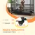 PawHut - grande cage d'intérieur 2 portes pour chien sur roulettes - noir PawHut - grande cage d'intérieur 2 portes pour chien sur roulettes - noir