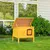 PawHut - maison chat toit ouvrant H.30 cm - Jaune