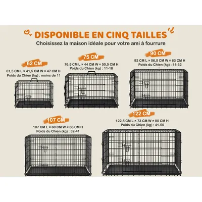 Yaheetech Cage pliable pour chien