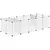PawHut - enclos modulable 20 panneaux H.45 cm - noir