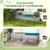 PawHut - Enclos Petits Animaux avec Zone Couverte - Vert PawHut - Enclos Petits Animaux avec Zone Couverte - Vert