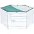 PawHut - parc modulable pour chiens H.60 cm - Argent