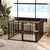PawHut - parc chien modulable pliable porte verrouillable H.76 cm - noir PawHut - parc chien modulable pliable porte verrouillable H.76 cm - noir