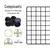 PawHut - parc enclos modulable 2 niveaux H.73 cm - noir