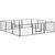 PawHut - Enclos modulable 2 portes - noi