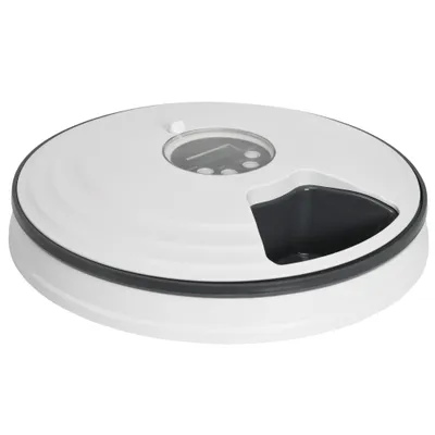 PawHut - Distributeur auto programmable 6C H.7.2 cm - blanc PawHut - Distributeur auto programmable 6C H.7.2 cm - blanc
