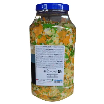 Nourriture pour poisson d'étang, en flocons 5 litres 620 g