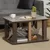 PawHut - table basse arbre chat 2-en-1 multifonction H.45,5 cm - gris