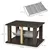 PawHut - table basse arbre chat 2-en-1 multifonction H.45,5 cm - gris
