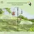 PawHut - mangeoire oiseaux multi-équipement H.208 cm - gris