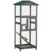 PawHut - Volière Grande 2 Portes H.165 cm - Gris