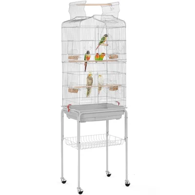 Yaheetech Cage à Oiseaux en Métal