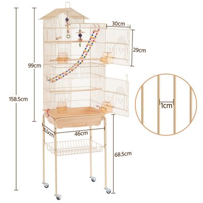Yaheetech Cage à Oiseaux Décorative