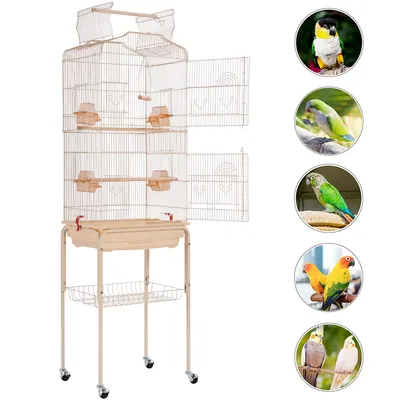 Yaheetech Cage à Oiseaux en Métal