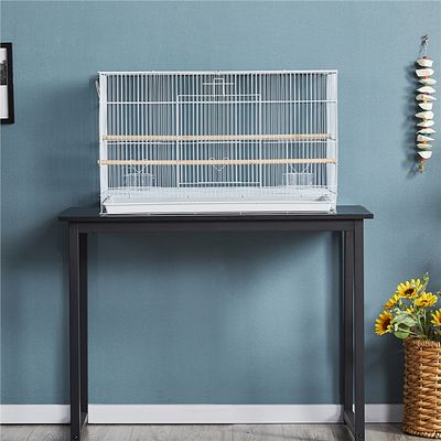 Cage à Oiseaux Avec Espace Spacieuse, Plateau Coulissant