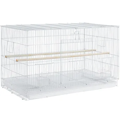 Cage à Oiseaux Avec Espace Spacieuse, Plateau Coulissant