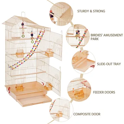 Yaheetech Cage à Oiseaux Portable