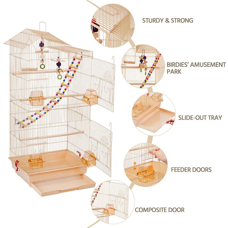 Yaheetech Cage à Oiseaux Portable