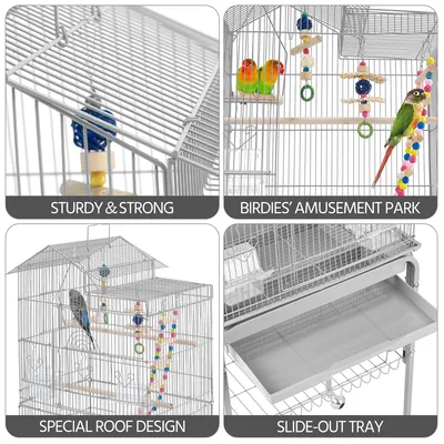 Yaheetech Cage à Oiseaux Décorative