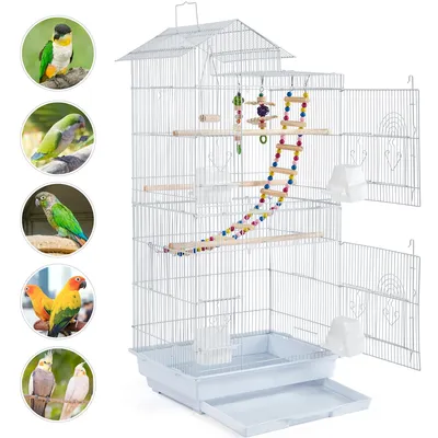 Vogelkäfig Wellensittich Käfig Vogelhaus mit Ständer Vogelvoliere