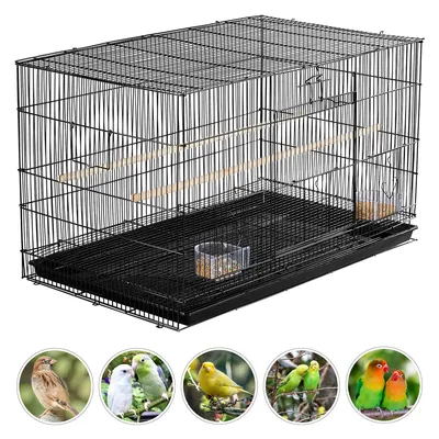 Vogelkäfig mit Ständer Vogelbauer Vogelvoliere Vogelhaus Papagei Käfig