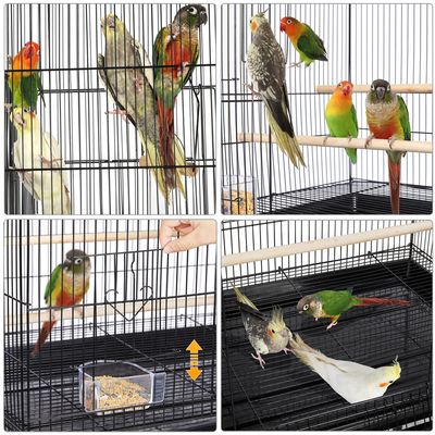 Vogelkäfig mit Ständer Vogelbauer Vogelvoliere Vogelhaus Papagei Käfig