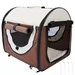 PawHut - Sac transport pliable & coussin H.41 cm - Multicolore