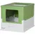 PawHut - Toilette pliable tiroir coulissant H.36.7 cm - vert