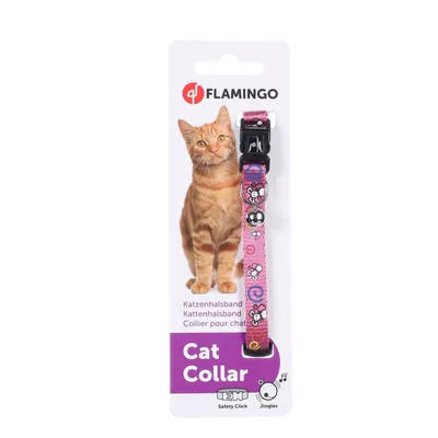 Collier ziggi réglable de 20 à 35 cm Lilas avec motif souris.