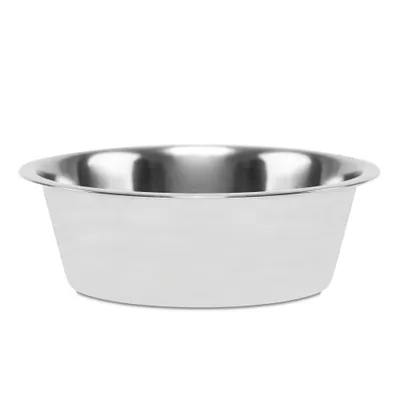 Gamelle pour chien surélevéés, 2 bols acier amovibles, H31cm, Pliable