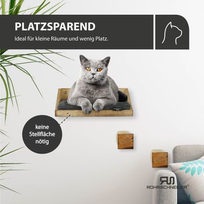 Rohrschneider Katzenkletterwand Massiv
