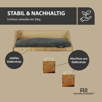 Rohrschneider Mur d'escalade en bois massif Rohrschneider Mur d'escalade en bois massif