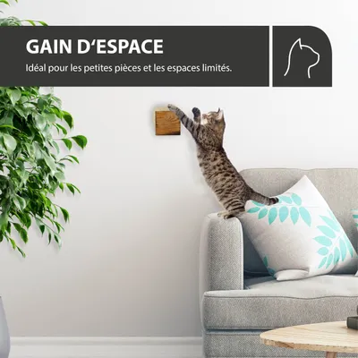 Kletterstufe Sisalholm mit Holzfuss geflammt