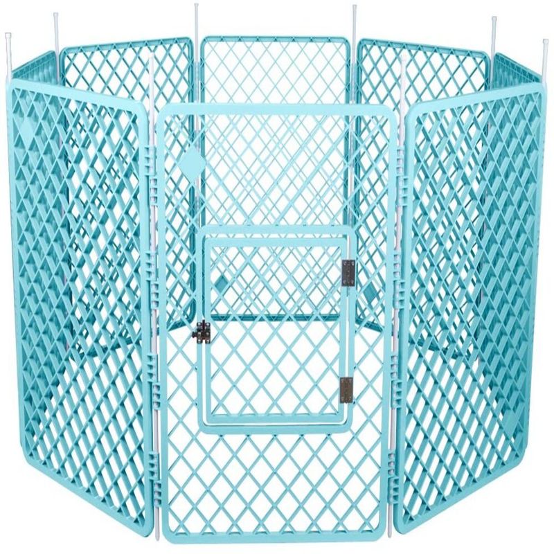Parc pour Animaux, 8 Panneaux pour Chiens, Intérieur/Extérieur