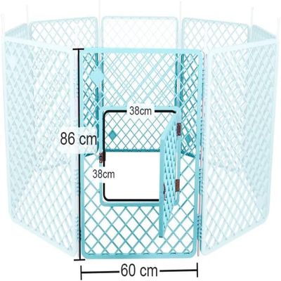 Parc pour Animaux, 8 Panneaux pour Chiens, Intérieur/Extérieur