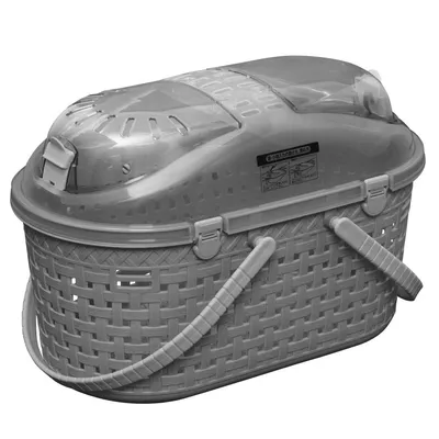 Panier de Transport pour Chat et Petit Animal - Léger, avec Poignées