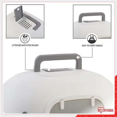 Maison de Toilette pour Chat avec Pelle, Max. 5 kg, Entrée frontale