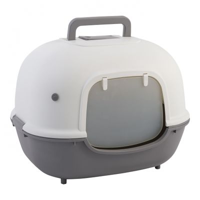 Maison de Toilette pour Chat avec Pelle, Max. 5 kg, Entrée frontale