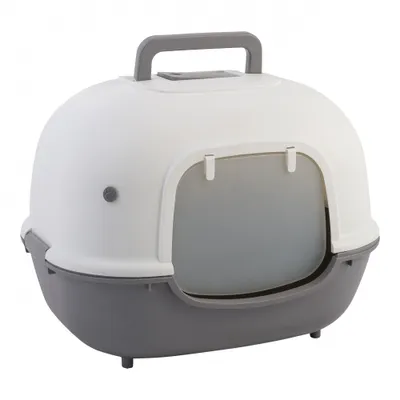 Maison de Toilette pour Chat avec Pelle, Max. 5 kg, Entrée frontale