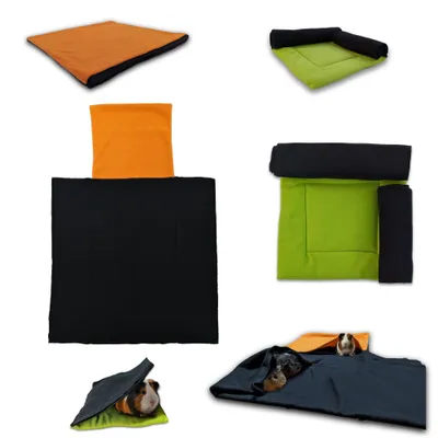 NEO SOLVO Lot de 2 Coussins Polaire avec cachette et Couverture intégrée