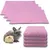 Lot de 4 - 60 x 50 cm - Rose