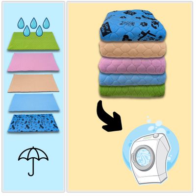 NEO SOLVO Tapis Litière Polaire Absorbant, Imperméable, Lavable en Machine