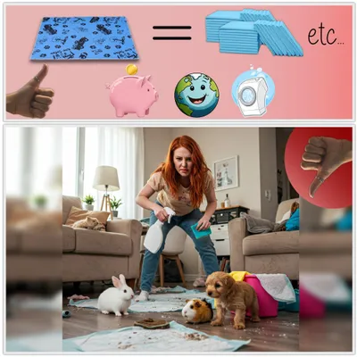 NEO SOLVO Tapis Absorbant et Antidérapant, Lavable en Machine