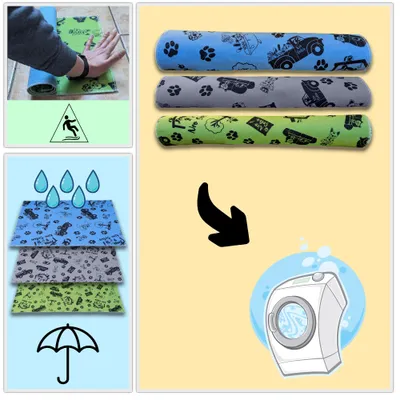 NEO SOLVO Tapis Absorbant et Antidérapant, Lavable en Machine