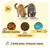 PIUPET Ecuelle pour chat set de 2 pièces