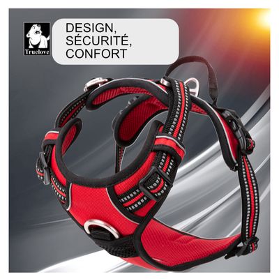 Harnais chien Truelove Country PLUS + dressage anti traction & promenade -