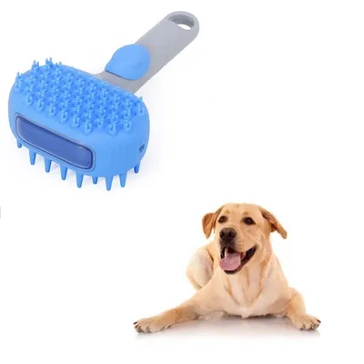IntiMeg Brosse de bain en silicone pour chien